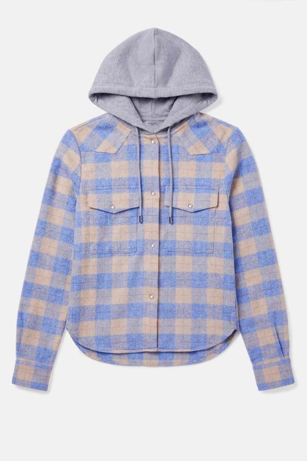 The Tile Club Brenda Brushed Flannel Shirt