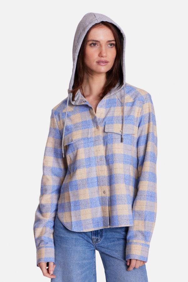 The Tile Club Brenda Brushed Flannel Shirt