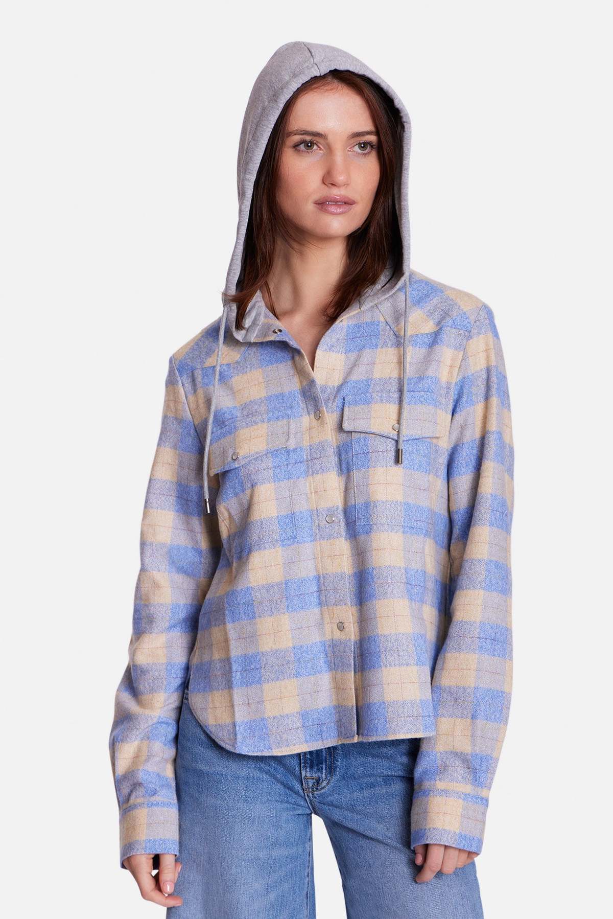 The Tile Club Brenda Brushed Flannel Shirt - Image 2 of 6