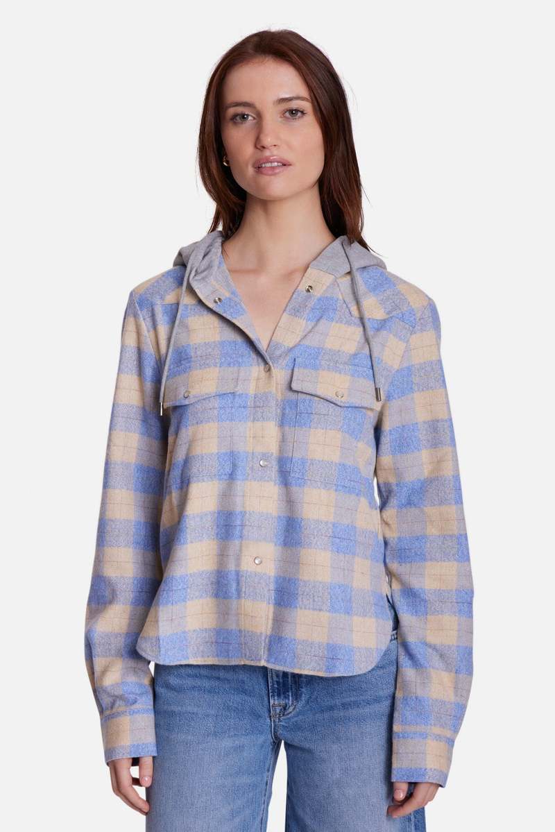 The Tile Club Brenda Brushed Flannel Shirt
