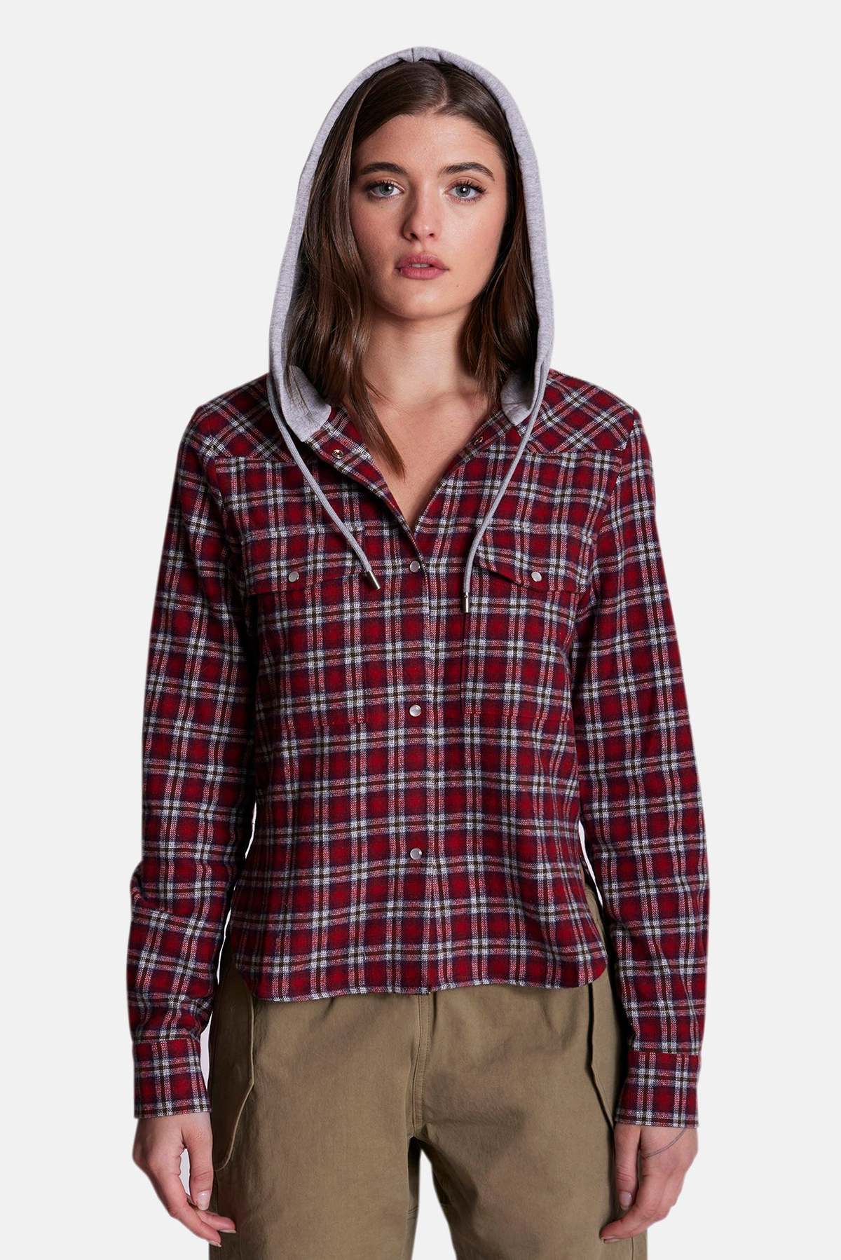 The Tile Club Brenda Brushed Flannel Shirt - Image 2 of 6