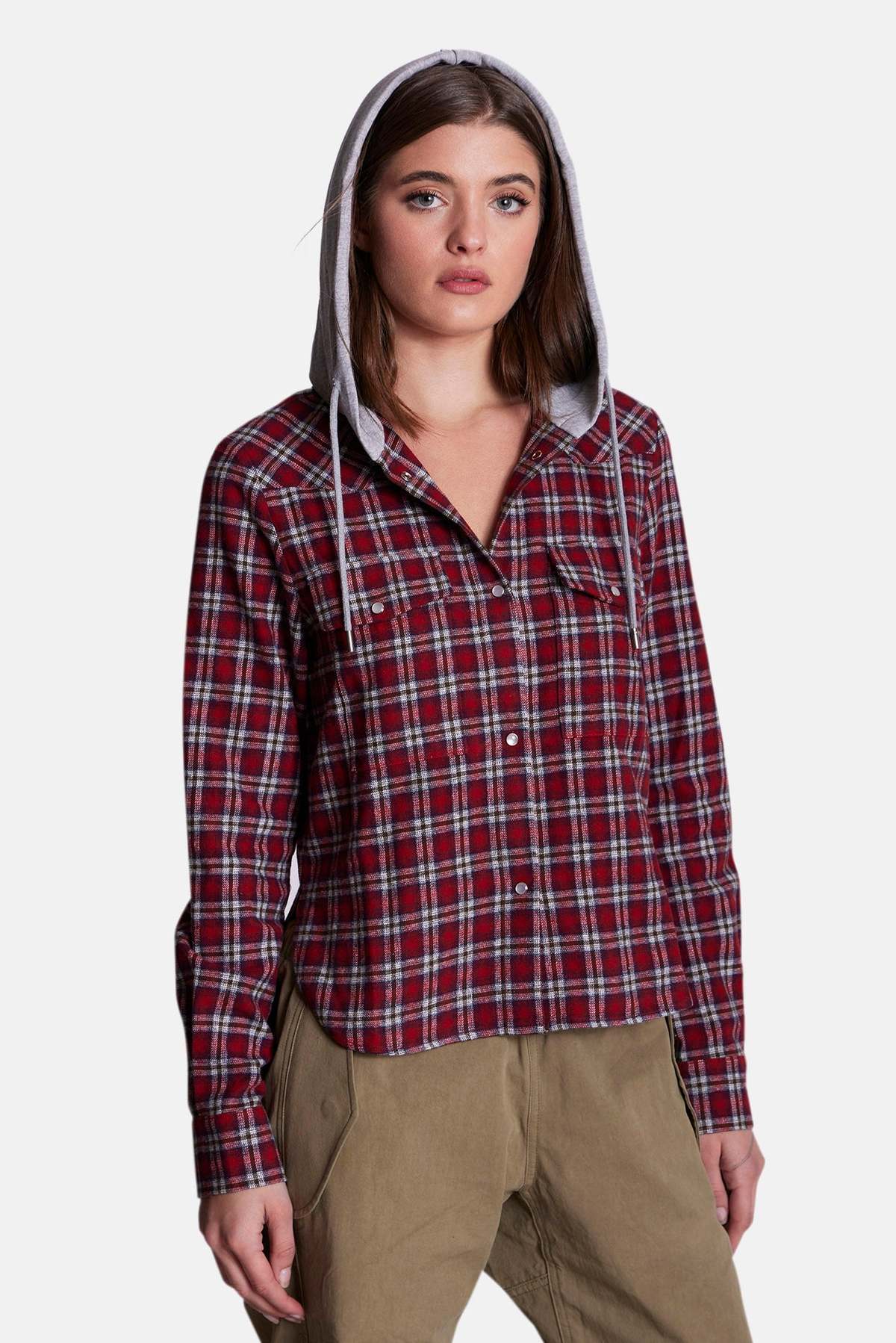 The Tile Club Brenda Brushed Flannel Shirt - Image 3 of 6