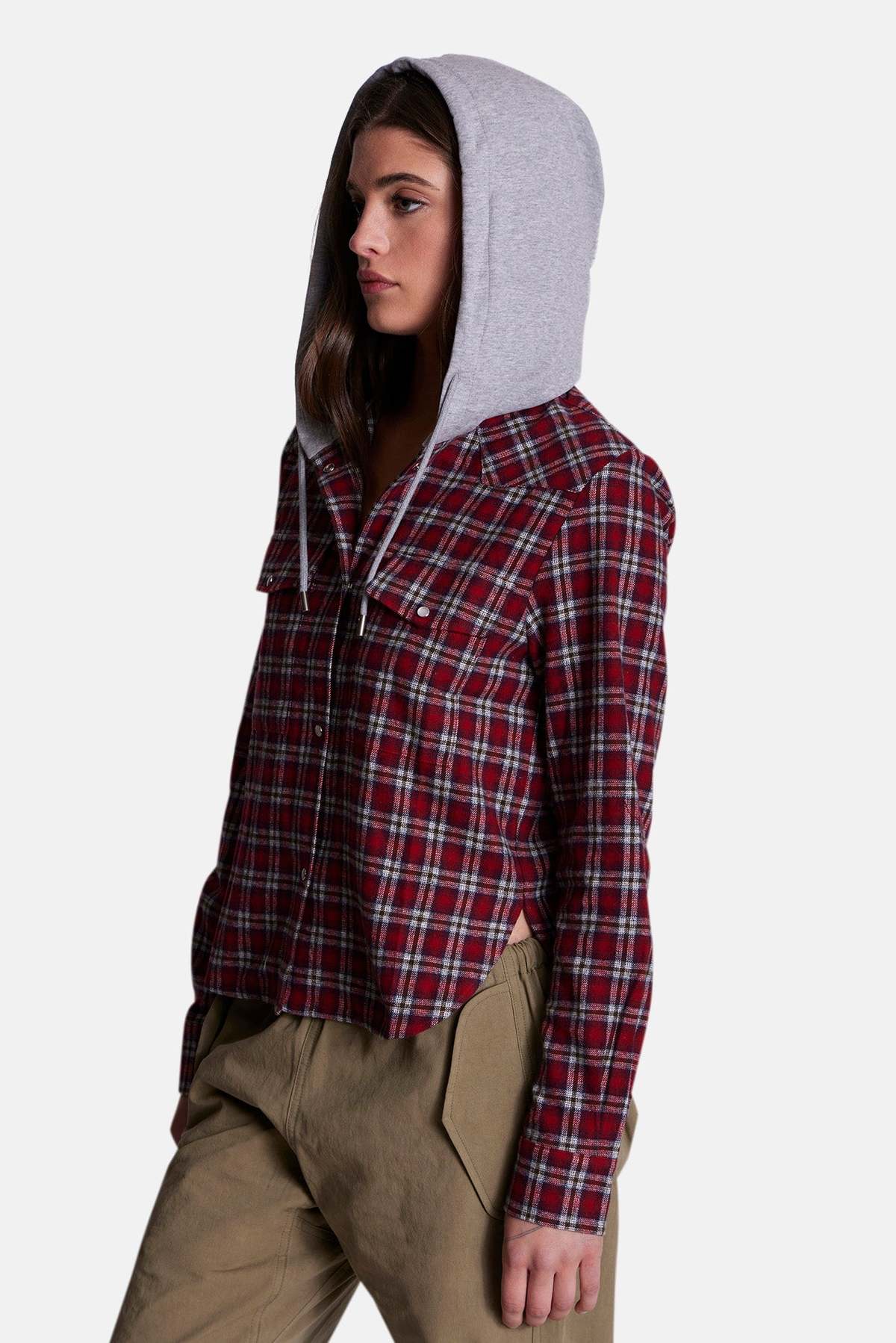 The Tile Club Brenda Brushed Flannel Shirt - Image 4 of 6