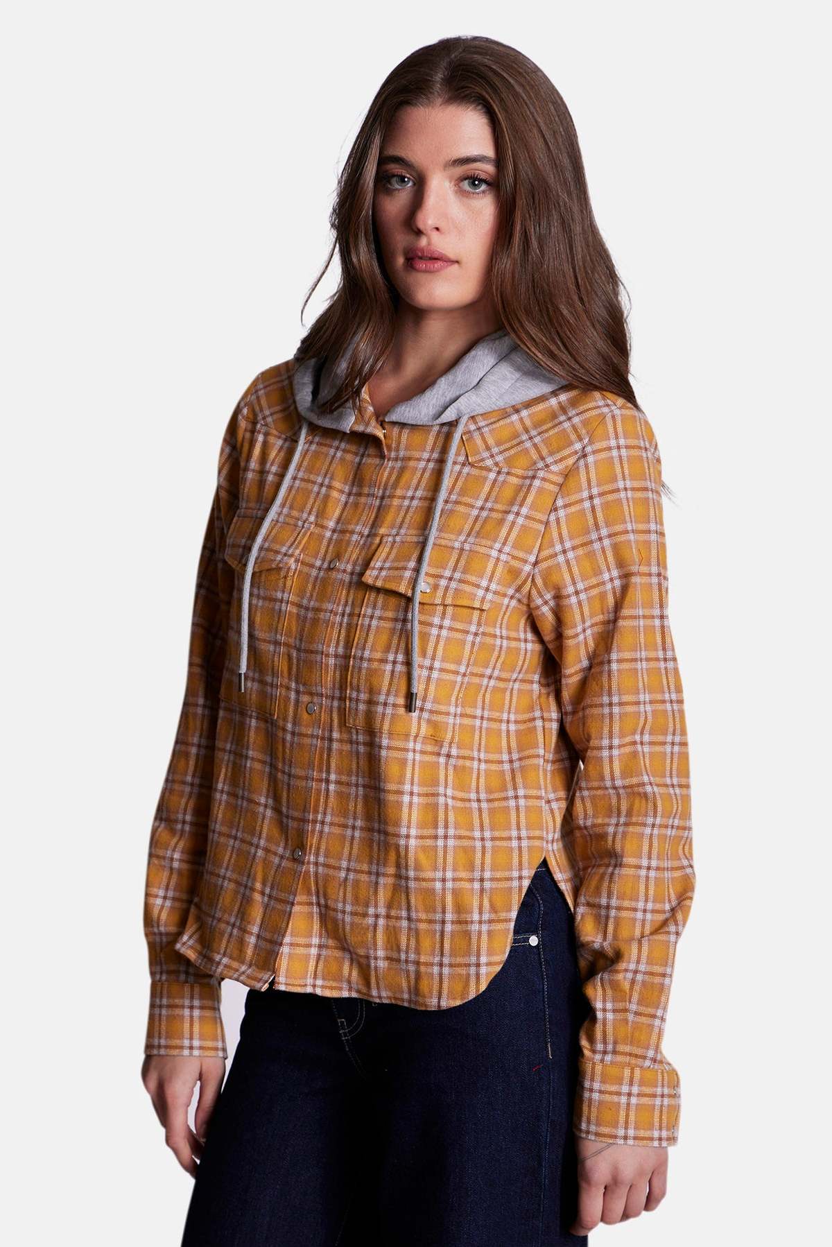 The Tile Club Brenda Brushed Flannel Shirt - Image 3 of 5