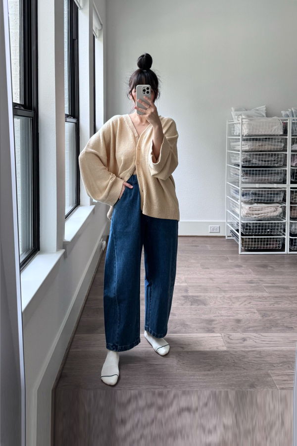 Le Bon Shoppe Arc Pants - Blue Denim