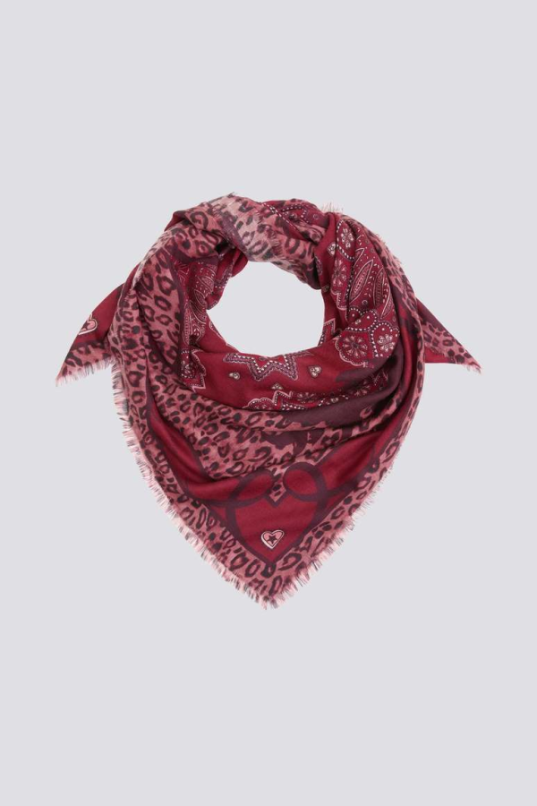 Hayley Menzies Dalton Cashmere Wool Scarf - Red