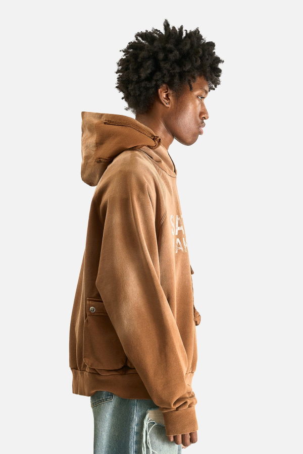 Satoshi Nakamsoto Cargo Hoodie