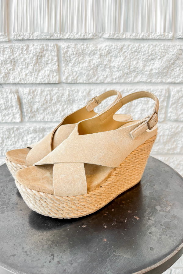 Pedro Garcia Donvina Wedge Shoes - Dijon Castoro