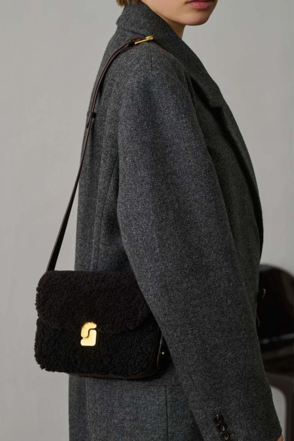 Soeur Bellissima Shearling Bag
