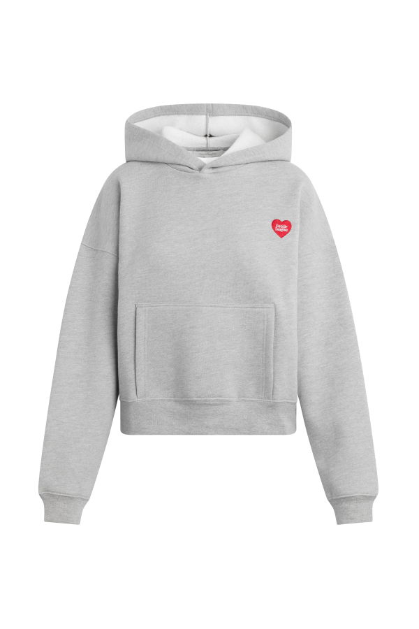 Favorite Daughter Embroidered Heart Logo Hoodie