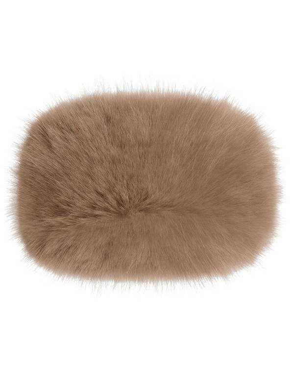 Cynthia Rowley Faux Fur Headband - Camel Cynthia Rowley Faux Fur Headband - Camel