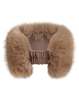 Cynthia Rowley Faux Fur Headband - Camel - Thumbnail 2