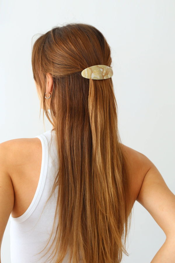 KŌV Oval Barrette - Oak