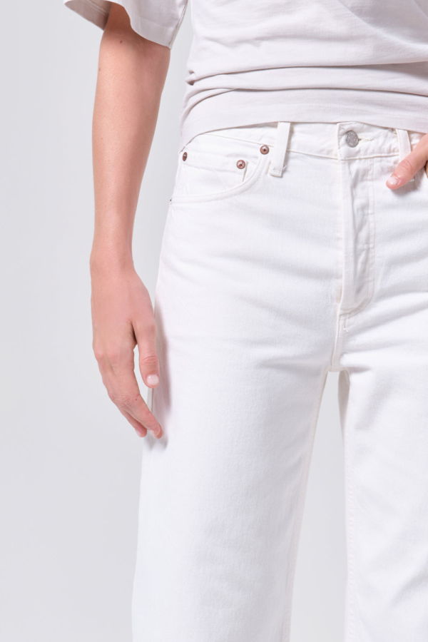 AGOLDE Arc Jean 32" Jeans - Chalk White