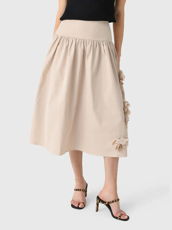 Kika Vargas Paula Skirt - Ivory