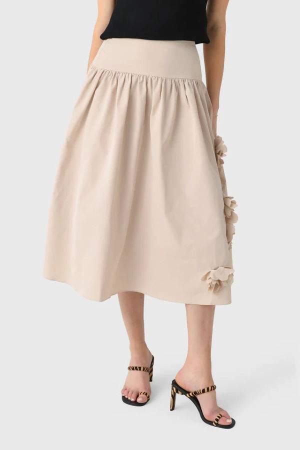 Kika Vargas Paula Skirt - Ivory