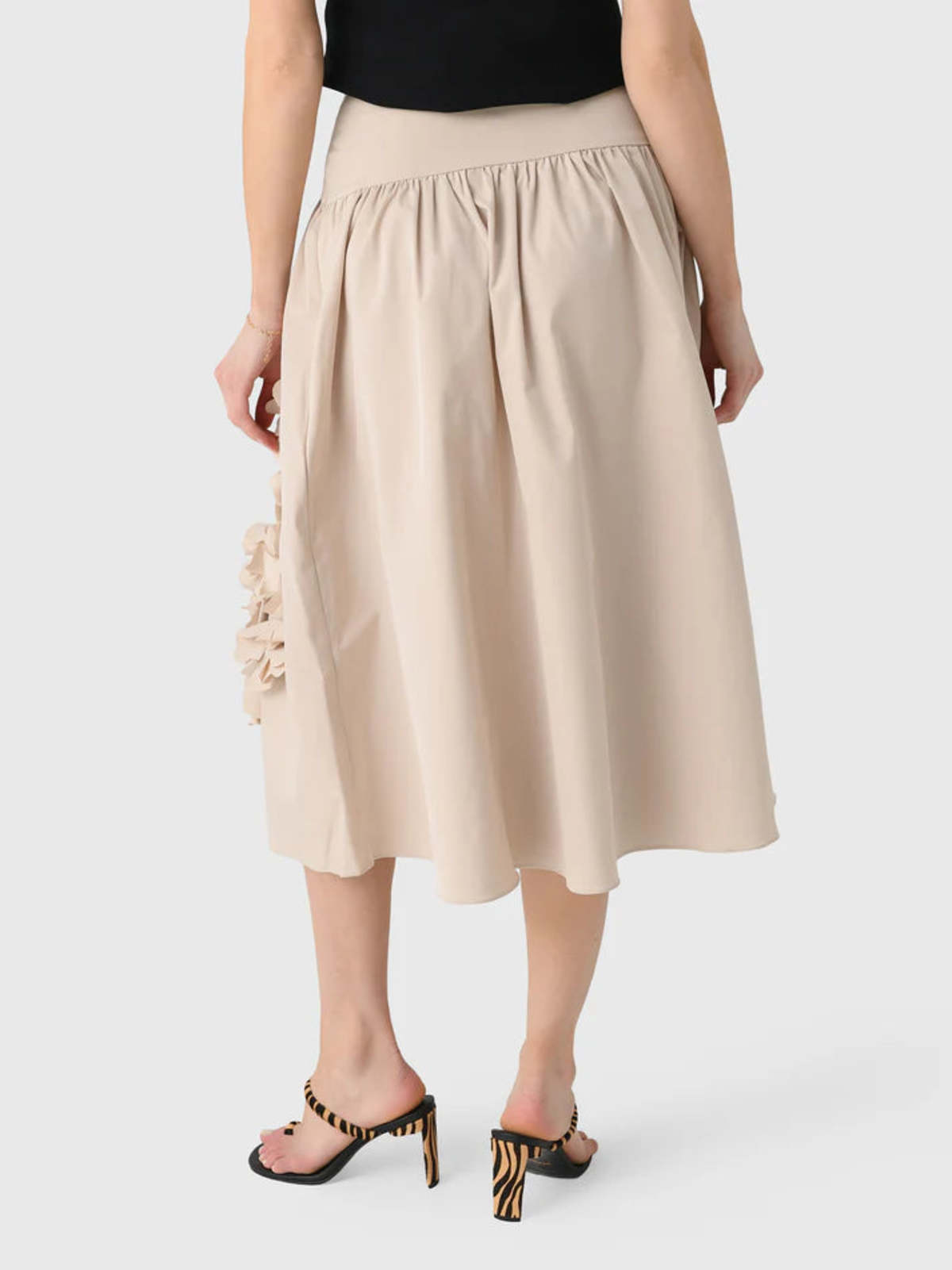Kika Vargas Paula Skirt - Ivory - Image 2 of 4