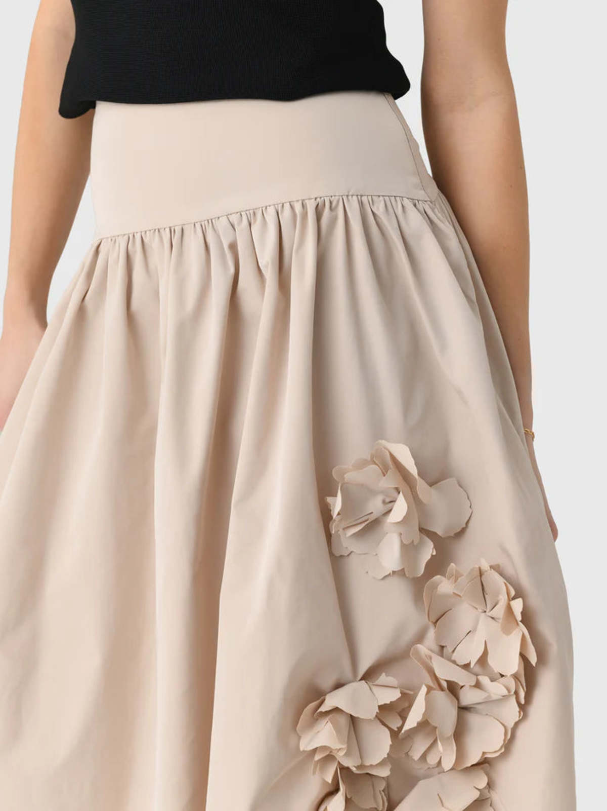 Kika Vargas Paula Skirt - Ivory - Image 4 of 4