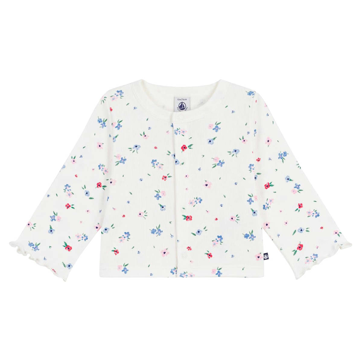 KIDS Petit Bateau Baby Cardigan - White - Image 1 of 6
