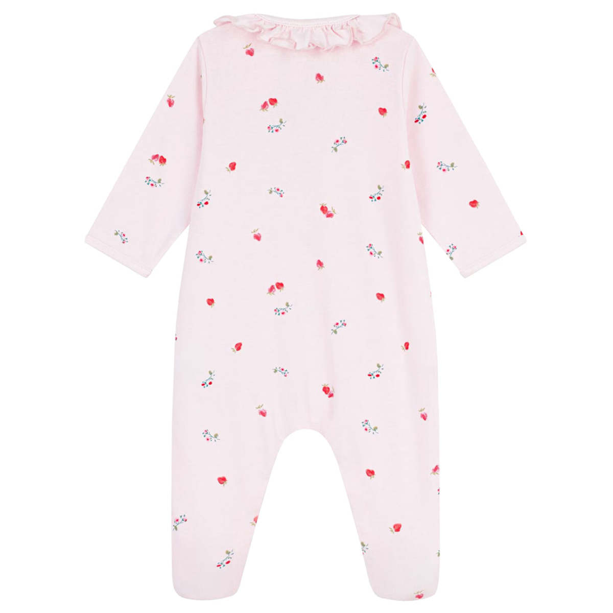 KIDS Petit Bateau Baby Collared Pyjamas - Pink - Image 2 of 3