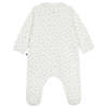 KIDS Petit Bateau Baby Collared Pyjamas - White - Thumbnail 2
