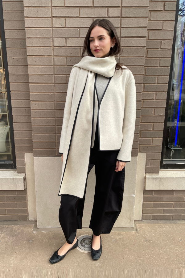 The NKC Store Wool Cashmere Silk Cardigan Set