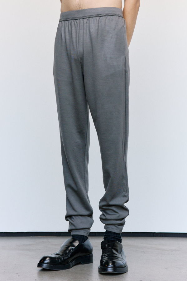 Rier Camoscio Interlock Wool Polar Jogging Trousers