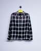 Taiga Takahashi LOT.101 Bleached Gray Plaid Open Collar Shirt - Thumbnail 8
