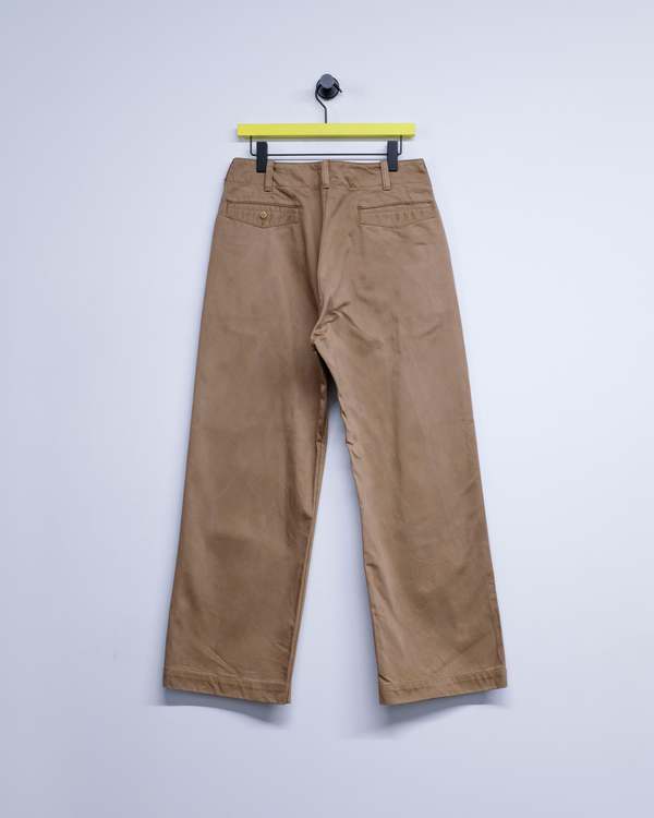Taiga Takahashi LOT.202 Natural Dyed Beige Cotton Engineer Trousers
