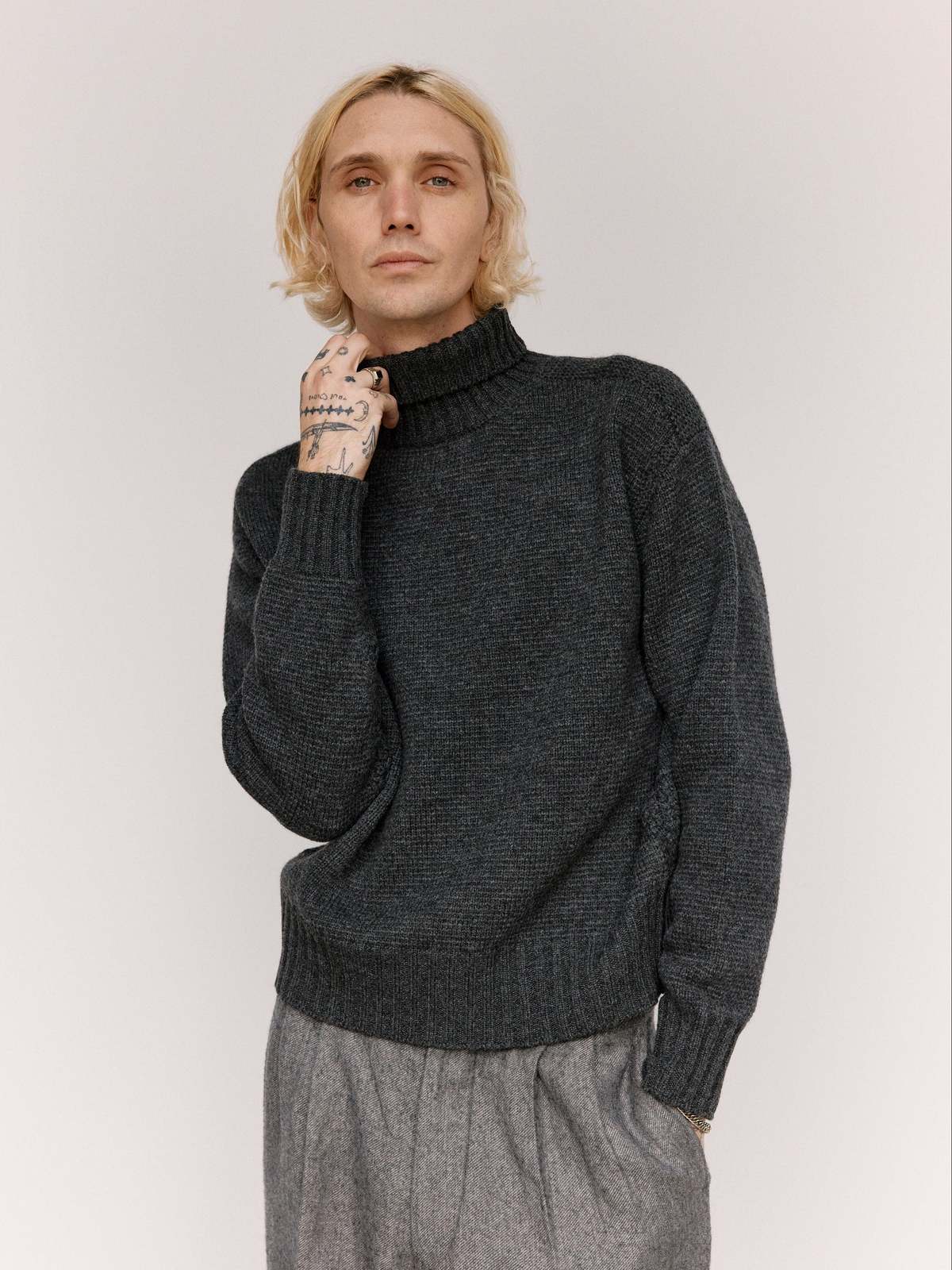 Taiga Takahashi LOT.527 A.R.C Turtleneck Sweater - Image 1 of 10