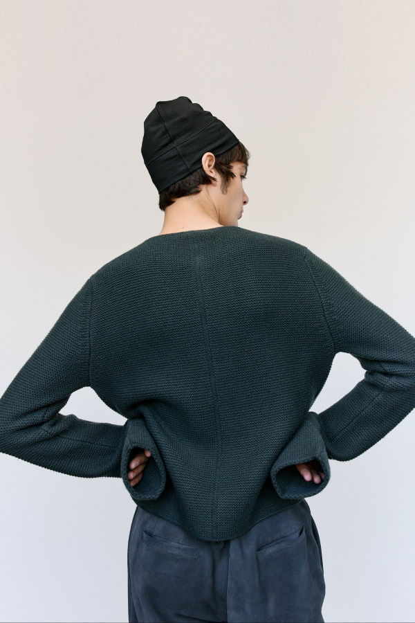 Rier Plombe Wool Links-Links Cardigan