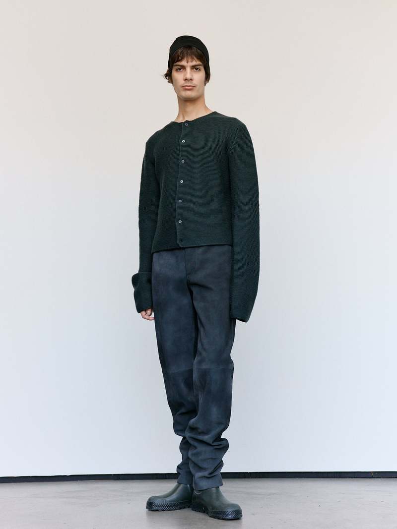 Rier Plombe Wool Links-Links Cardigan