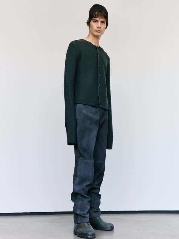 Rier Plombe Wool Links-Links Cardigan