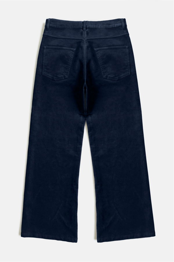 Aspesi Heavy Twill Straight Leg Pants - Navy