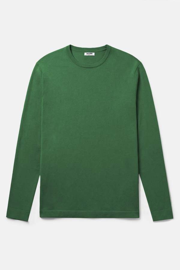 Blue&Cream Reade Light Weight Crewneck - Woodland