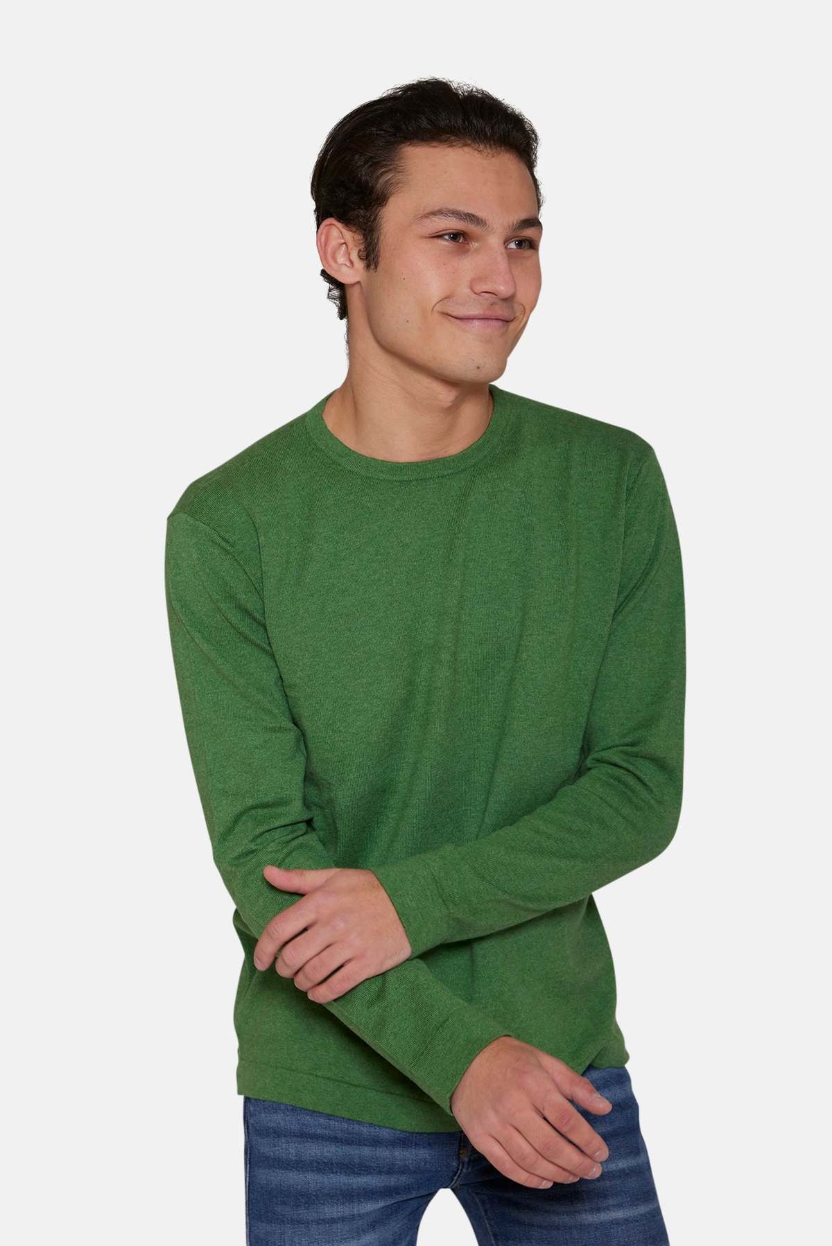 Blue&Cream Reade Light Weight Crewneck - Woodland - Image 3 of 9