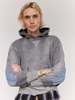 Taiga Takahashi LOT.606 Bleached Heather Gray Hooded Shirt - Thumbnail 1