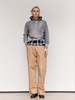Taiga Takahashi LOT.606 Bleached Heather Gray Hooded Shirt - Thumbnail 6