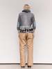 Taiga Takahashi LOT.606 Bleached Heather Gray Hooded Shirt - Thumbnail 7