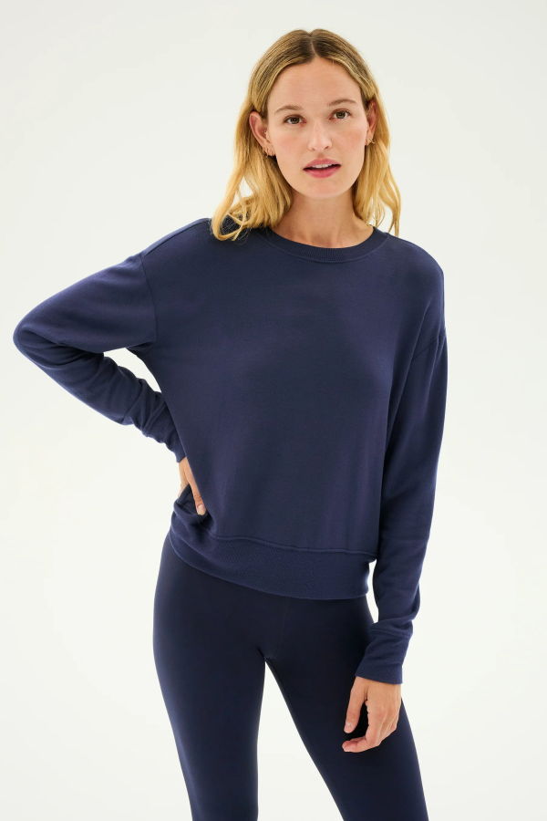 Splits59 Sonja Fleece Sweatshirt - Indigo