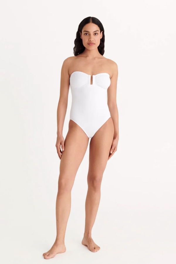 Eres Cassiopee Bustier One Piece Swimsuit - Blanc Inn