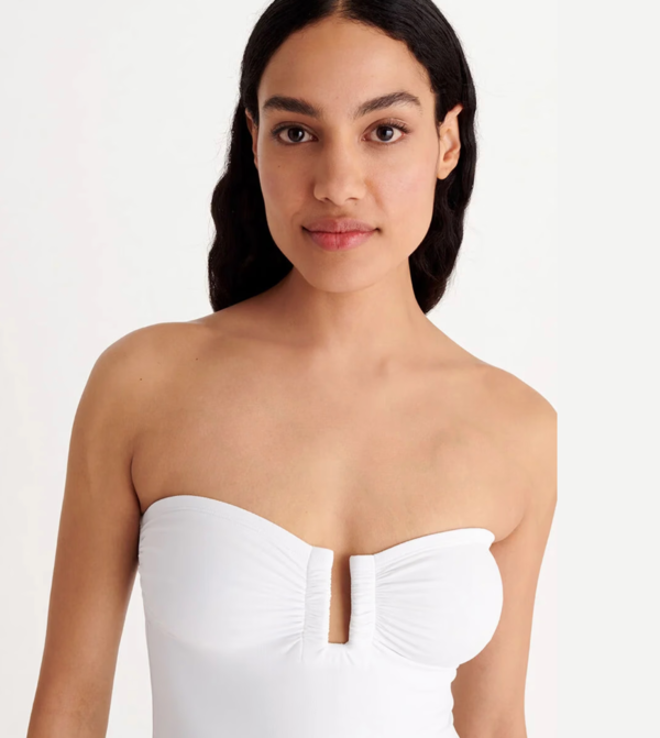 Eres Cassiopee Bustier One Piece Swimsuit - Blanc Inn
