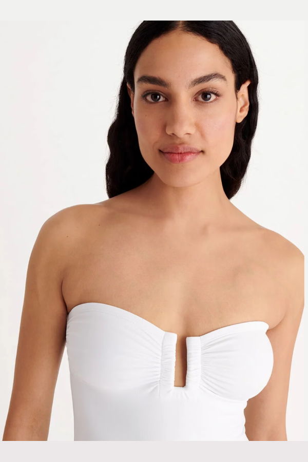 Eres Cassiopee Bustier One Piece Swimsuit - Blanc Inn