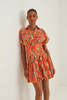Cara Cara Nash Mini Dress - Clover Orange - Thumbnail 1