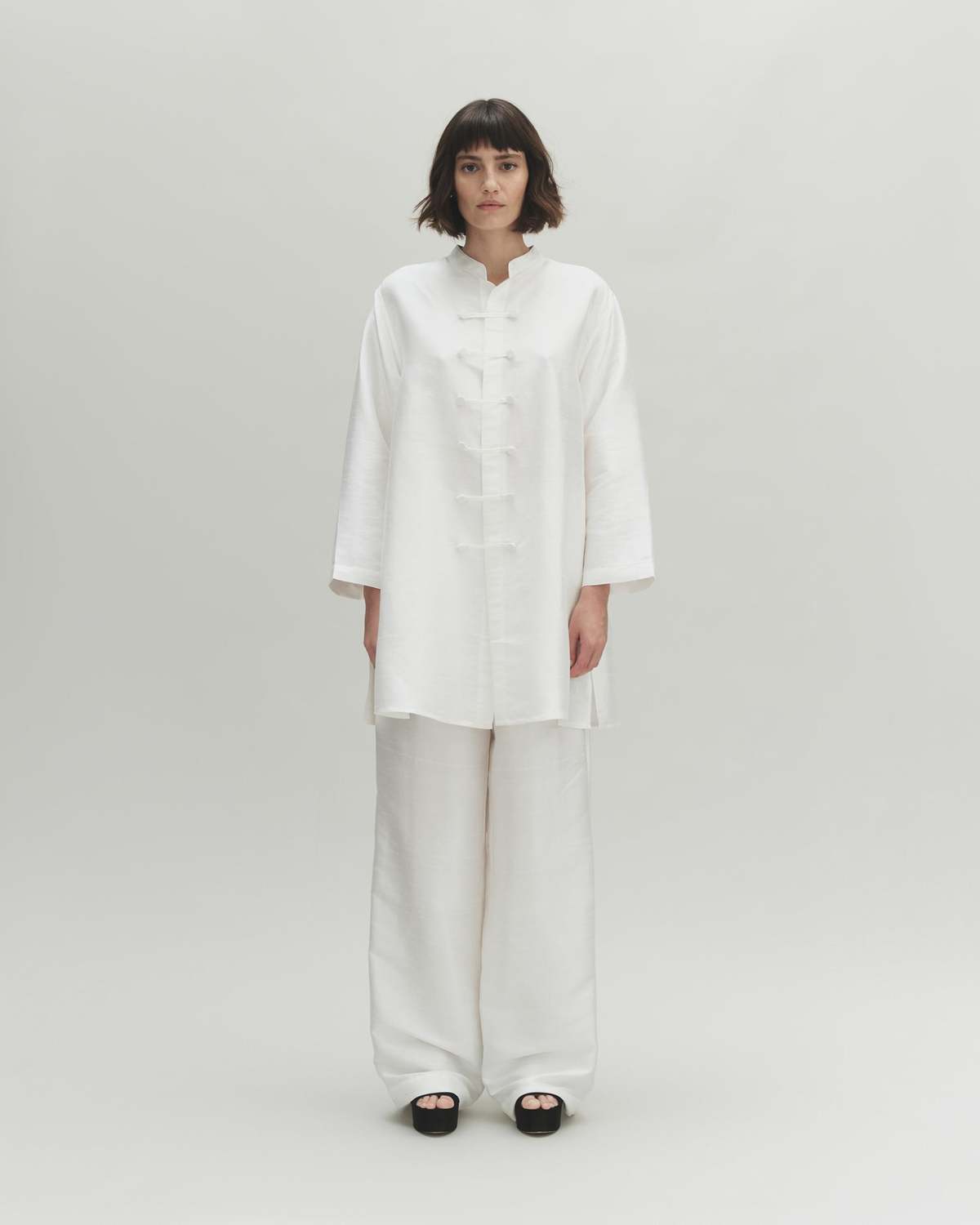 Chelsea Mak Grant Pant in Cloud - Image 1 of 8