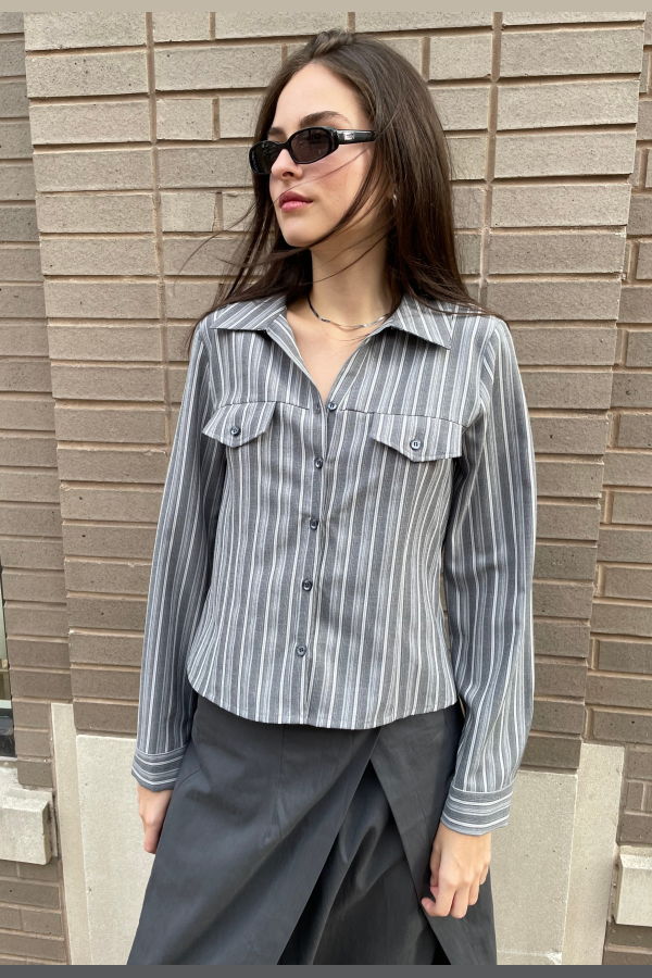 The NKC Store Gracen Button Up Top