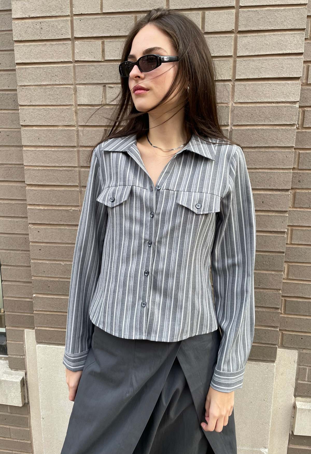 The NKC Store Gracen Button Up Top - Image 2 of 4