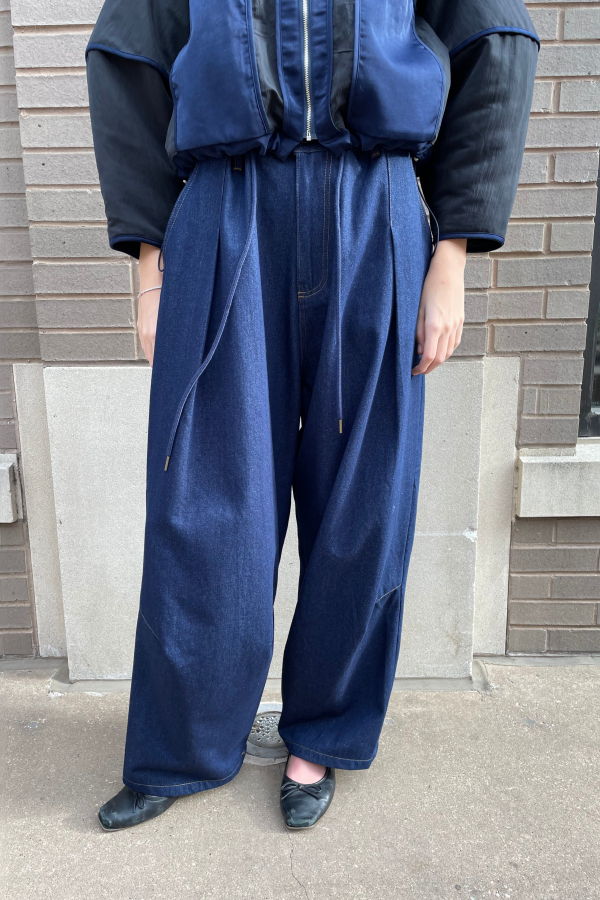 The NKC Store Max Cargo in Denim Pants