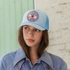 Freya Skiers Are Better Lovers Corduroy Trucker Hat - Baby Blue - Thumbnail 2