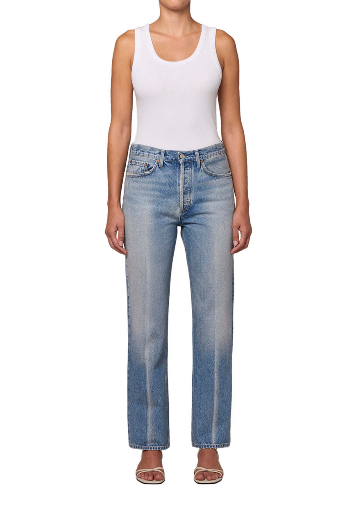 AGOLDE Lana High Rise Vintage Straight Jeans - Image 1 of 8